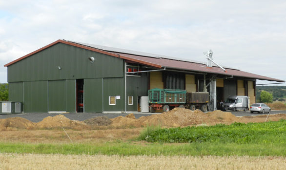 Neubau einer Getreidelagerhalle mit Lagerbelüftungstrocknung
